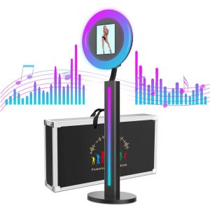 ChackTok Ipad Photo Booth With Light Strip - Light Strip-Black