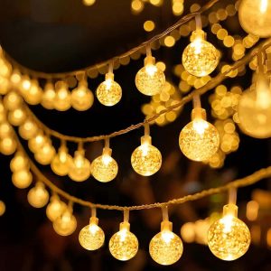 ChackTok LED Globe String Lights-2