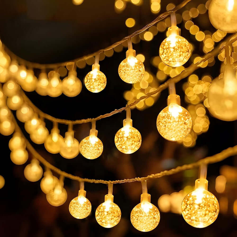 ChackTok LED Globe String Lights