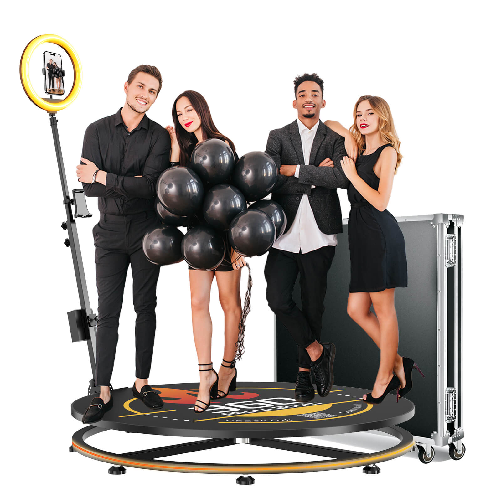 ChackTok Portable 360 Photo Booth CD Model